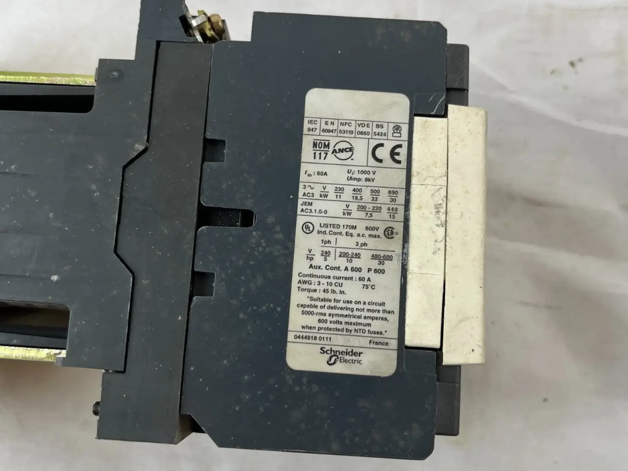 Billede 7 - Telemecanique LC1D40 kontaktor 60A 3-Pole Motor