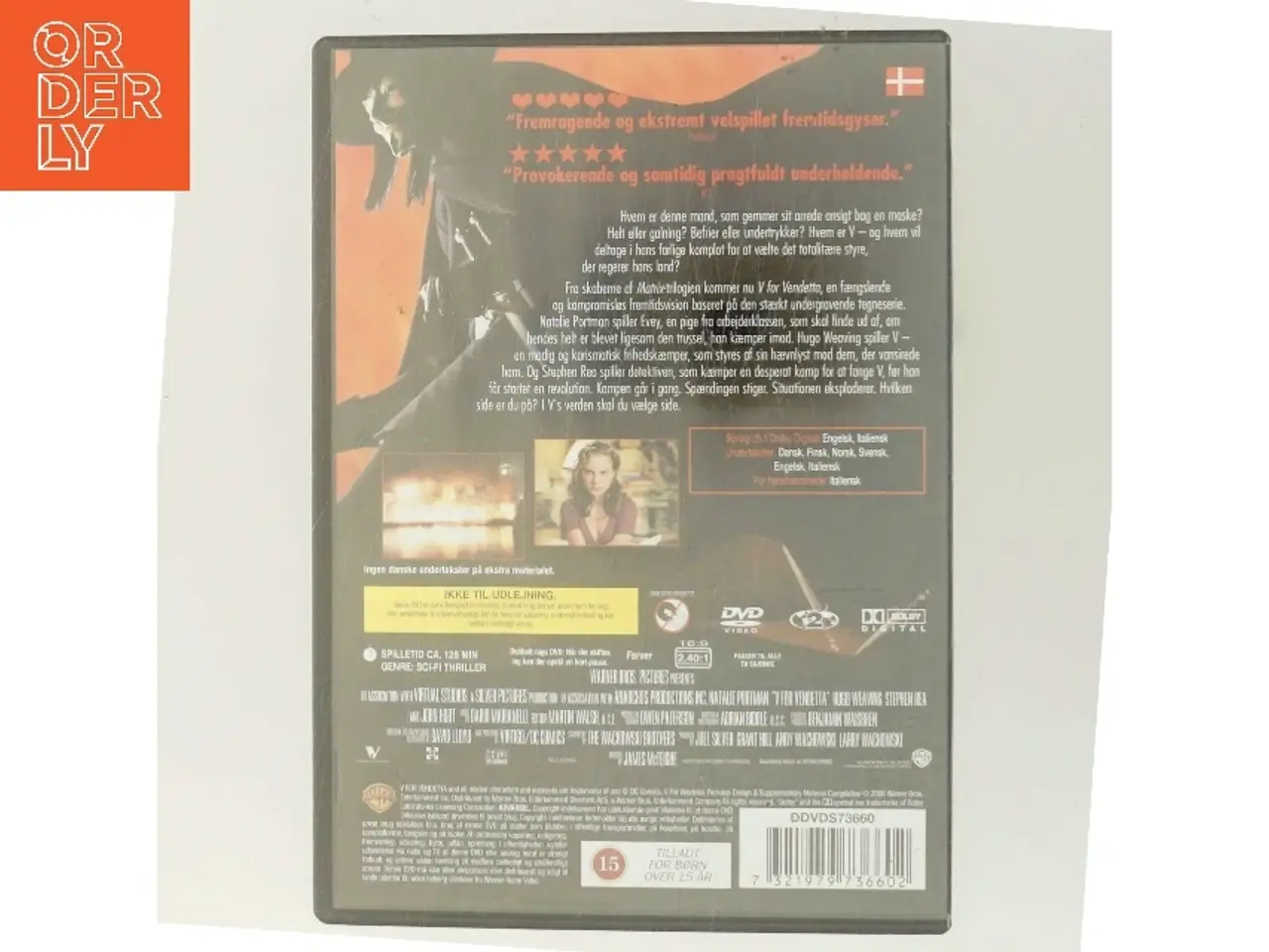 Billede 3 - V for Vendetta med Natalie Portman (DVD)