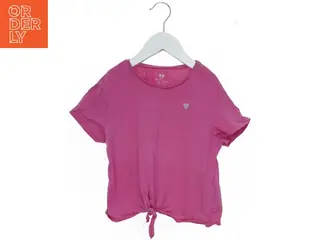 Kortærmet T-shirt med knude fra H&M (str. 128)