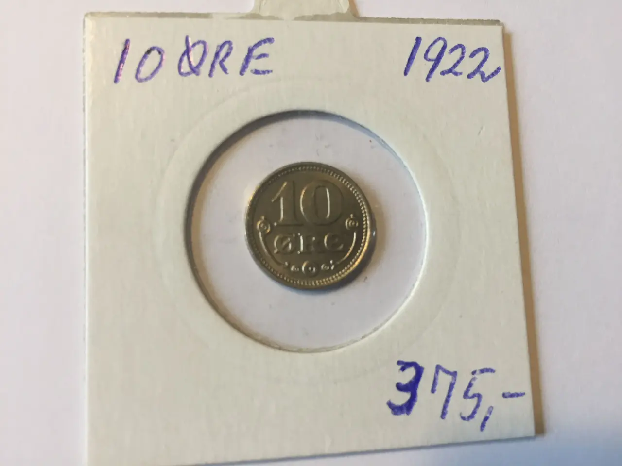 Billede 1 - 10 øre 1922