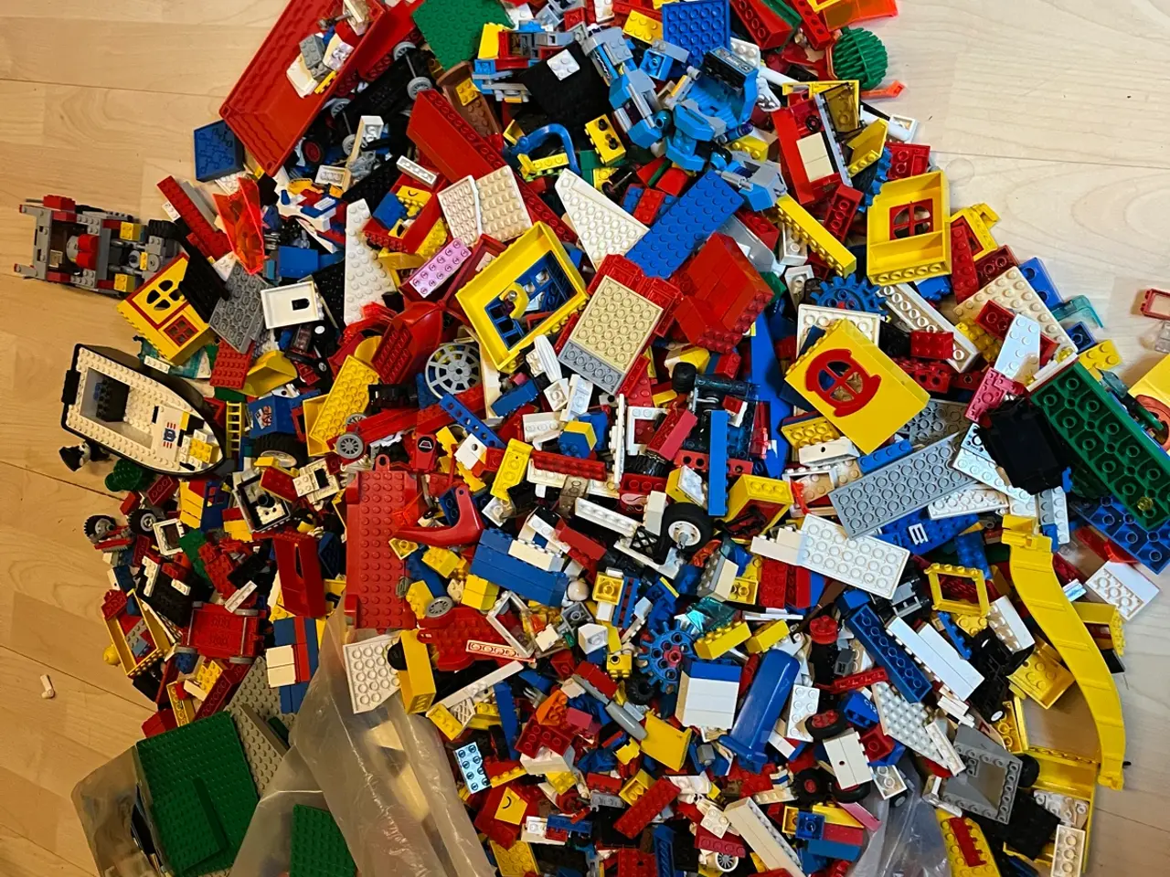 Billede 7 - Små legoklodser, diverse plader