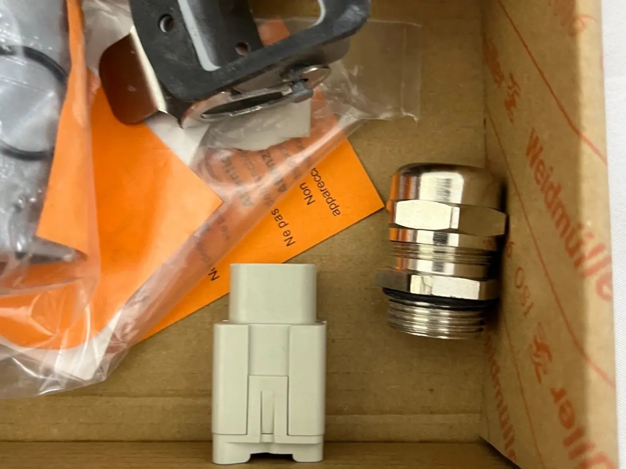 Billede 5 - Weidmüller HDC KIT HA 04.402 M Heavy Duty stik Set