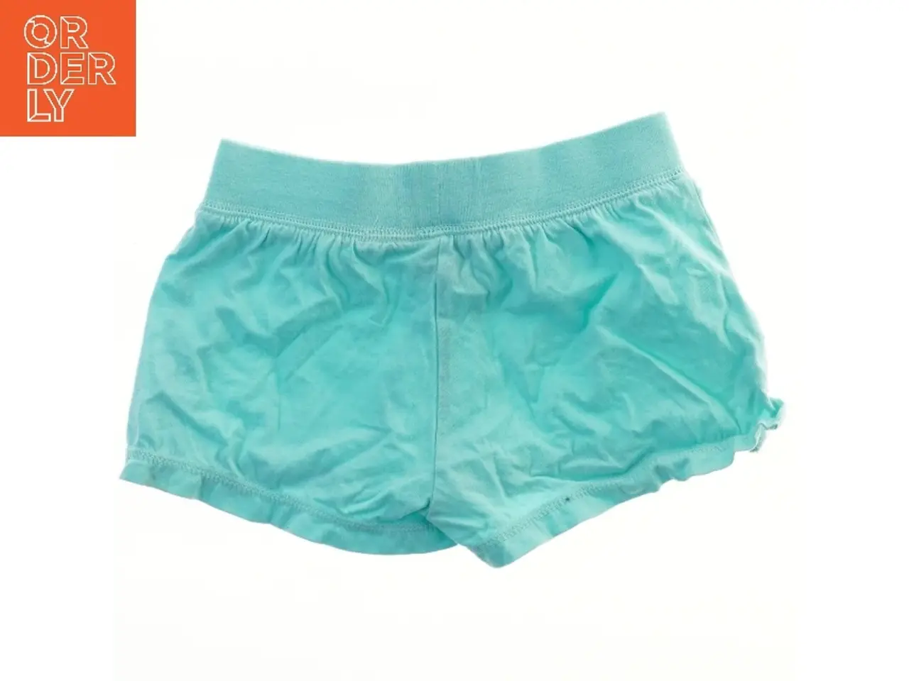 Billede 2 - Turkise shorts med elastik og sløjfe fra Jumbo (str. 104)
