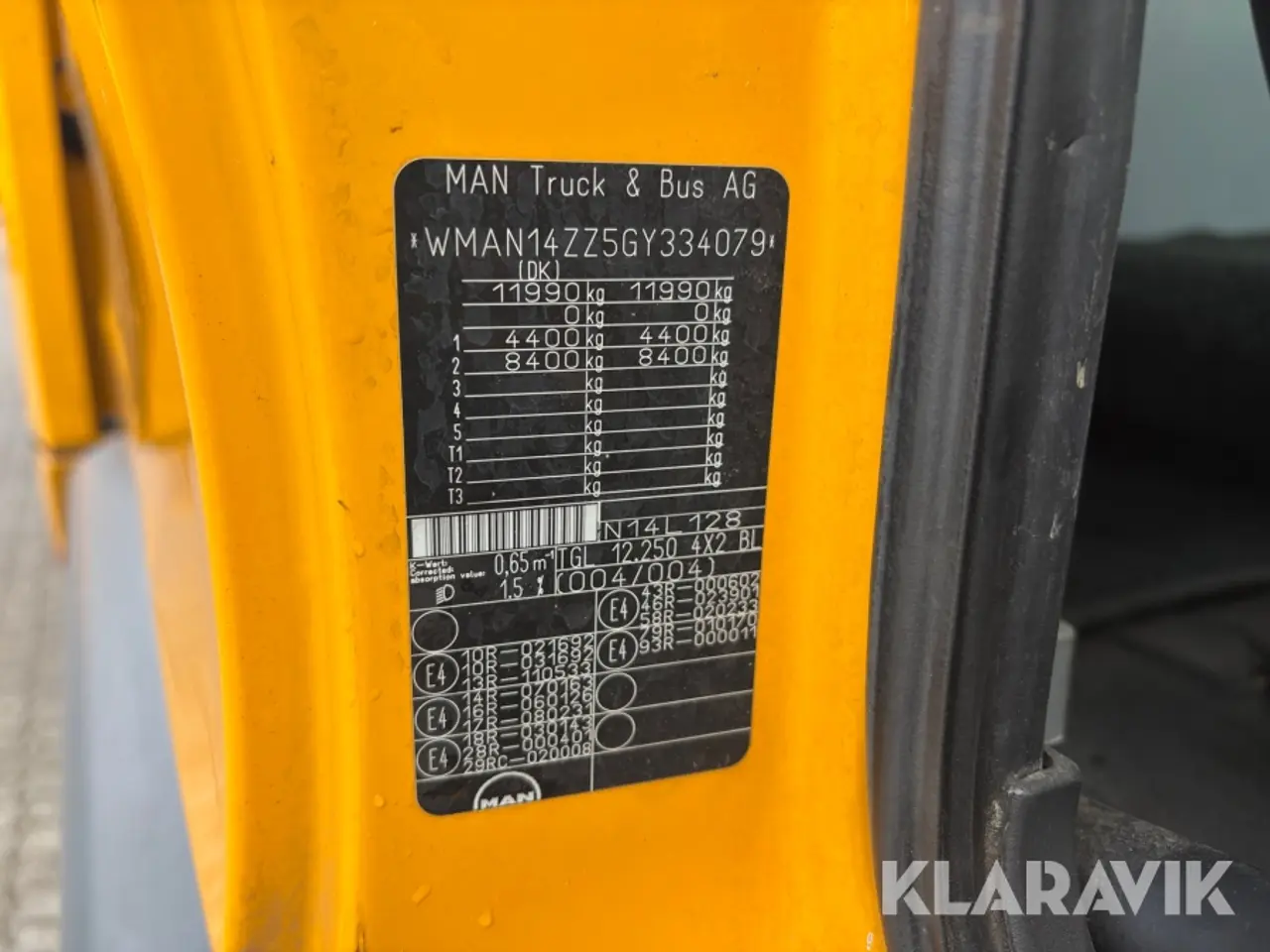 Billede 5 - Lastbil MAN TGL 12.4 4x2 BL Varia