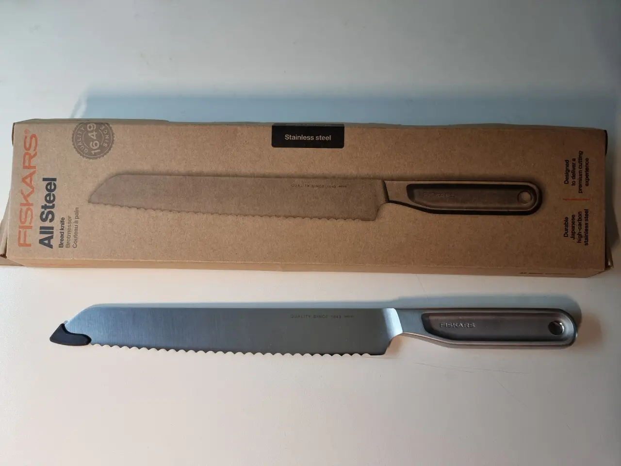 Billede 1 - Fiskars Brødkniv stål