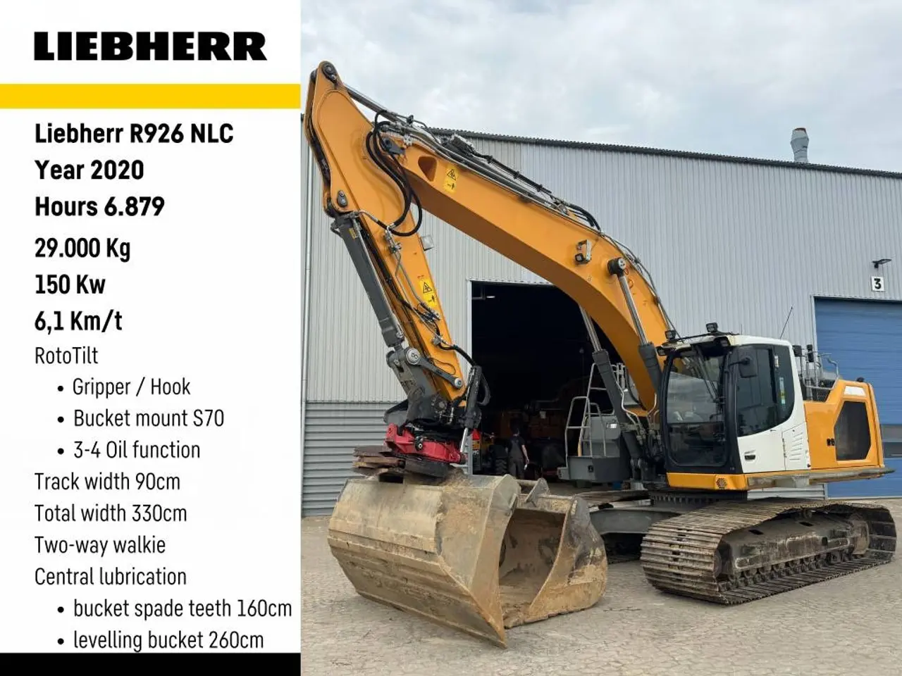 Billede 1 - Liebherr R 926 LC
