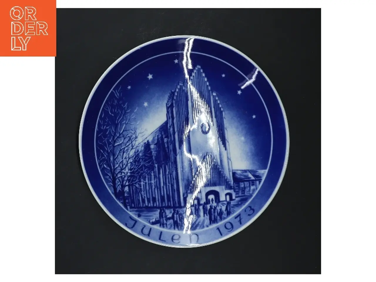 Billede 1 - Juleplatte Julen 1973 (str. Ø 20 cm)
