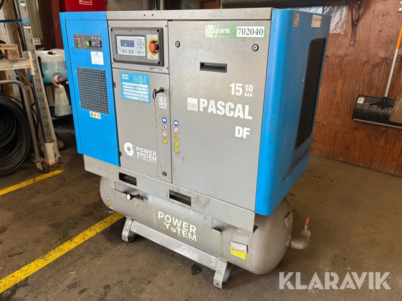 Billede 2 - Skruekompressor Power System Pascal 15-10-270 DF Reparationsgenstand