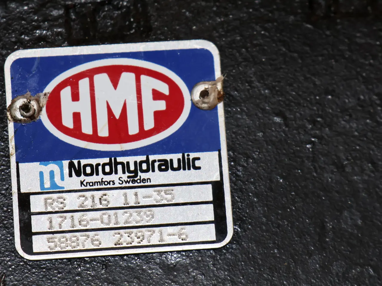 Billede 3 - HMF Hydraulik manøvreventilblok m/6 håndtag