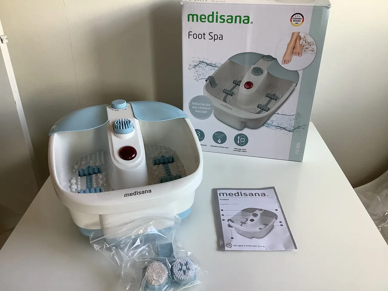 Billede 1 - Medisana fodspa med massage