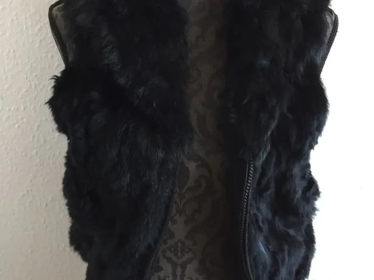 Billede 1 - Vest m kaninpels