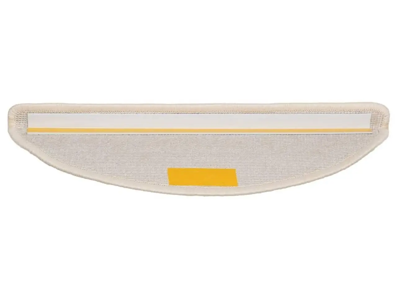 Billede 5 - Trappemåtter 15 stk. 56x17x3 cm hvide halvrunde