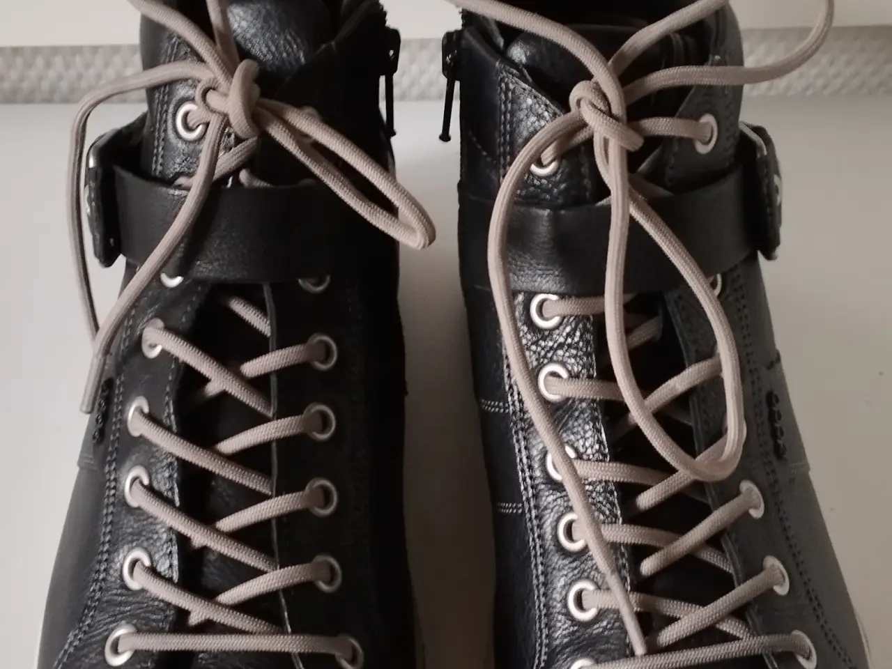 Billede 3 - Sneakers, str. 39, ECCO, sort, læder