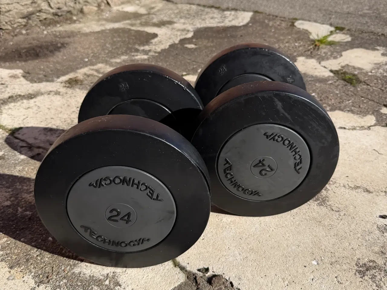 Billede 1 - Technogym Urethane håndvægte (2 x 24 kg.)
