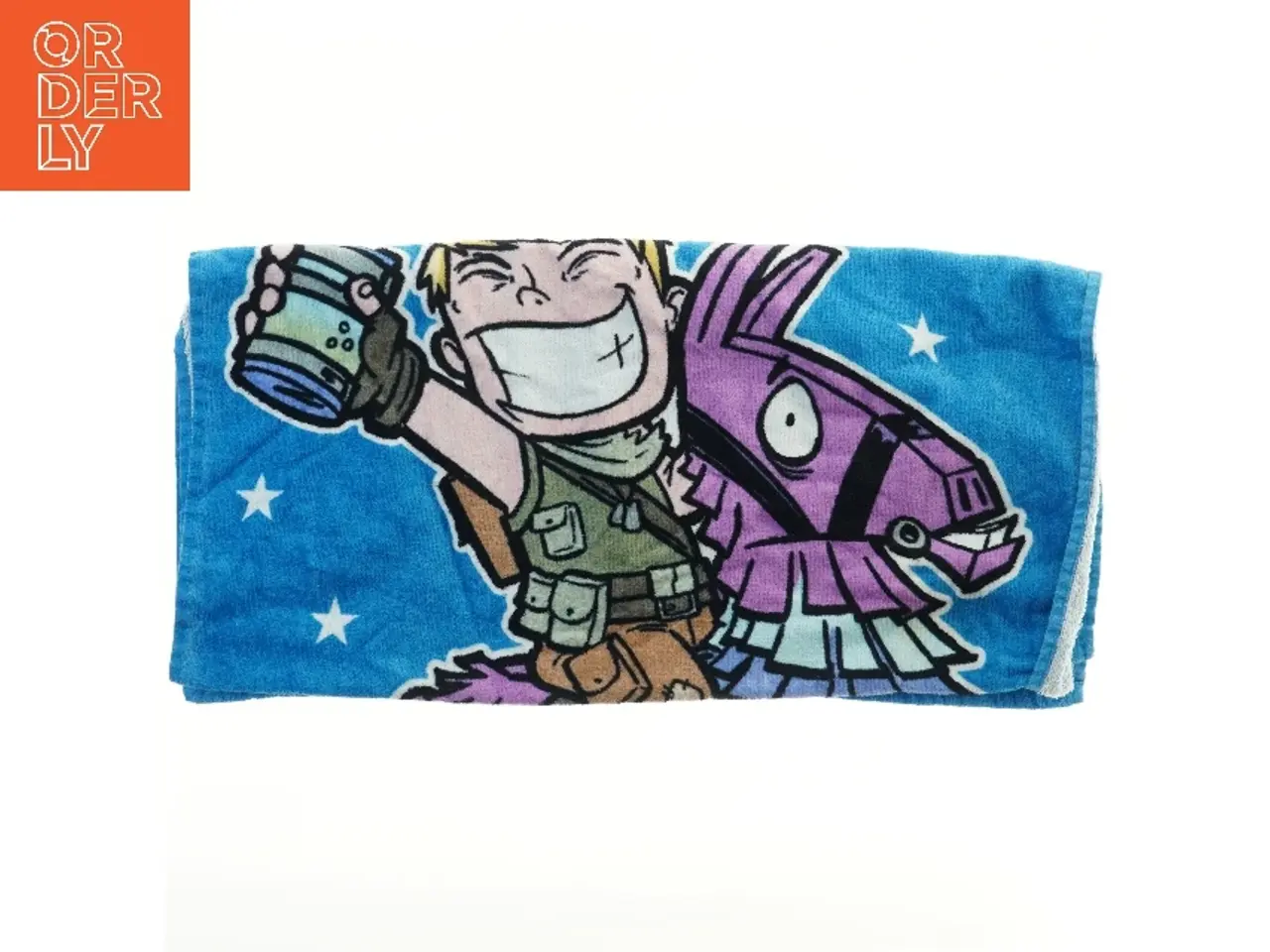 Billede 1 - Fortnite håndklæde med figurmotiv fra Fortnite (str. 68x134 cm)