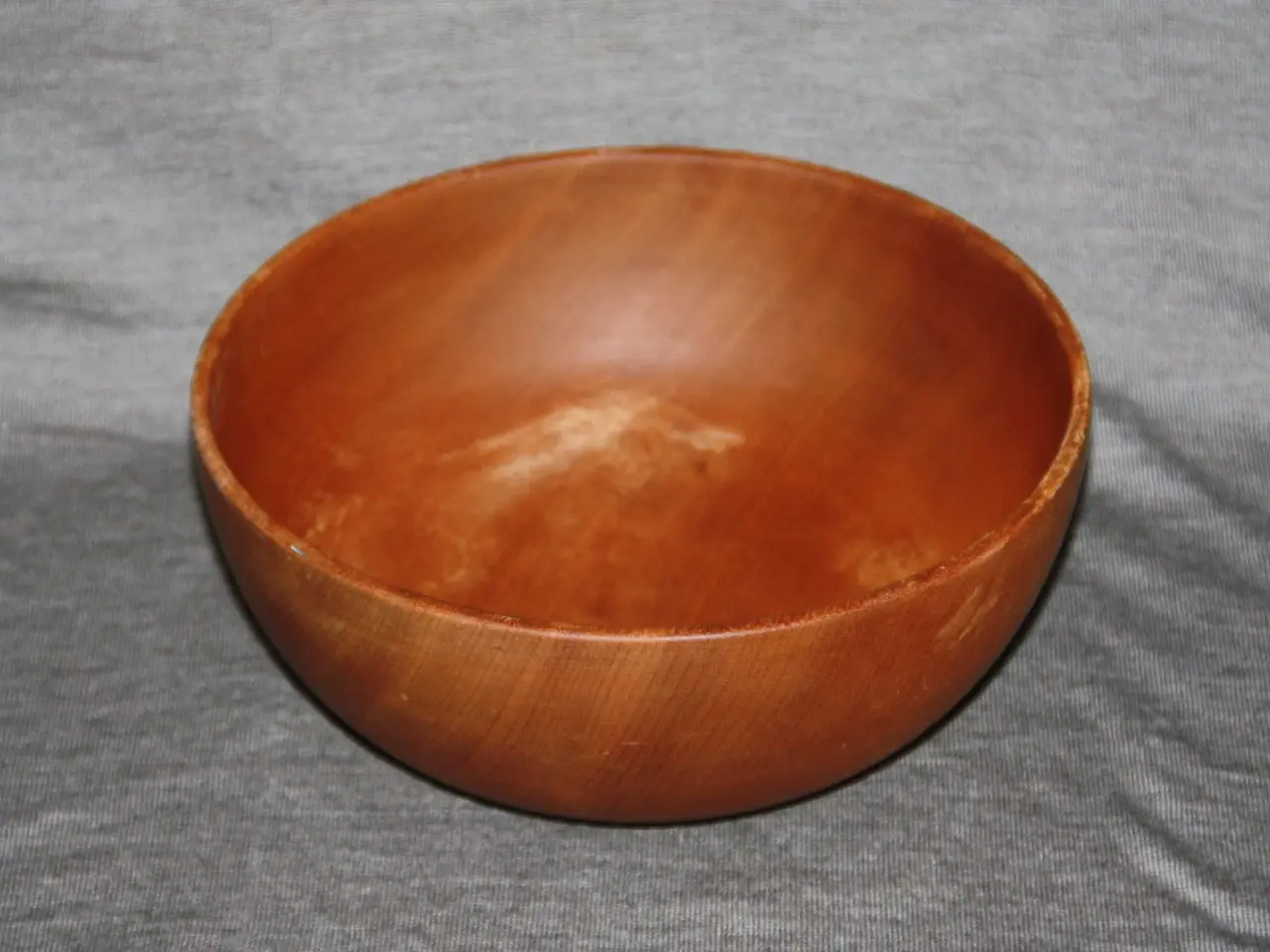 Billede 4 - Teaktræ skål diam 18 cm højde 10 cm