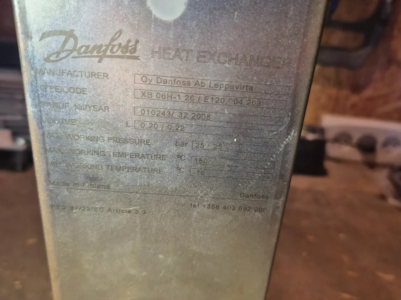 Billede 3 - Danfoss redan veksler xb 06h-1 26