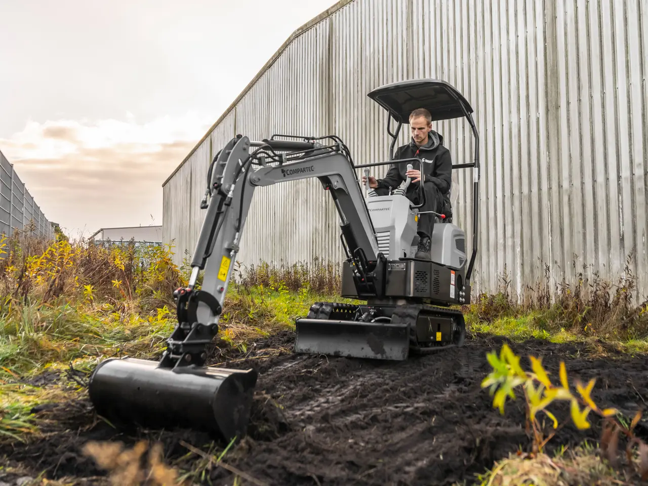 Billede 5 - Bobmaster Basic diesel minigraver - 850 kg, inkl. skovlsæt