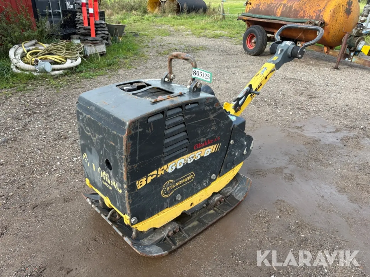 Billede 1 - Pladevibrator Bomag BPR 60/65 D/E - vendbar vibratorplade