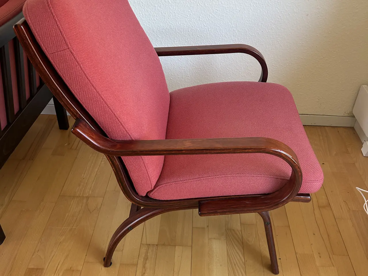 Billede 6 - Velholdt 3-pers. uldsofa (196 cm) + lænestol