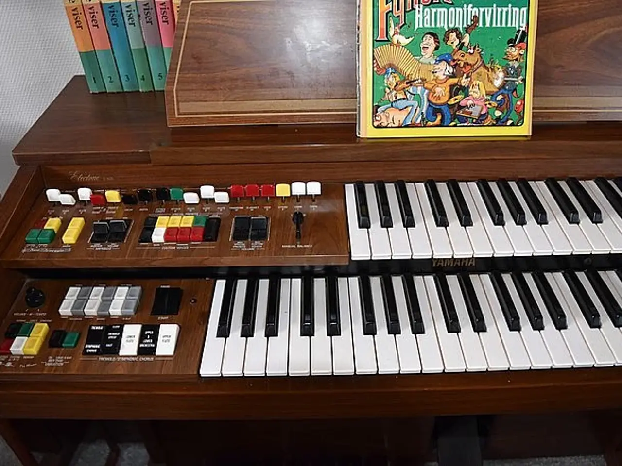 Billede 9 - Yamaha elorgel Electone B-405 med pedal og bænk 