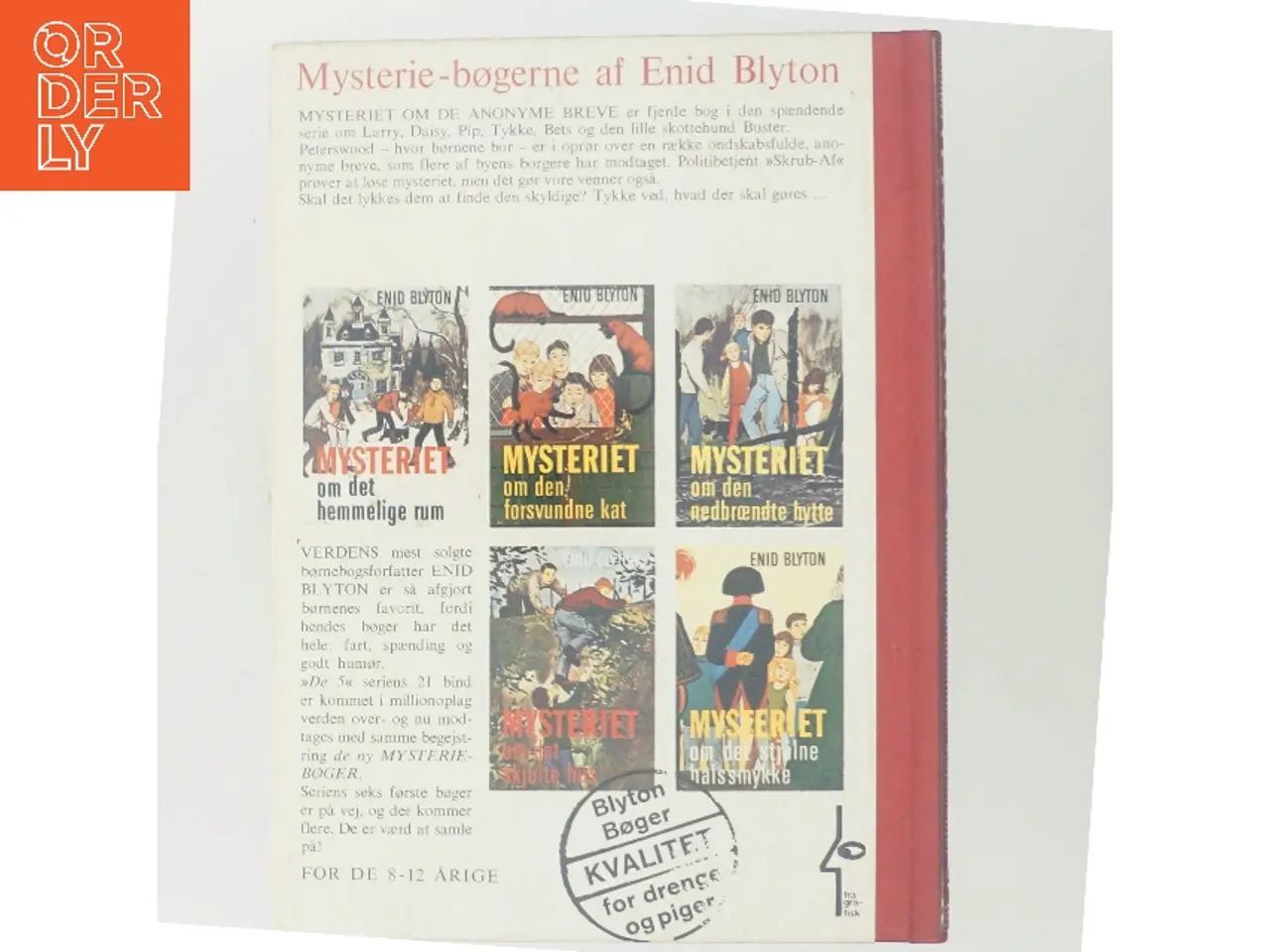 Billede 3 - Mysteriet om de anonyme breve af Enid Blyton (Bog)