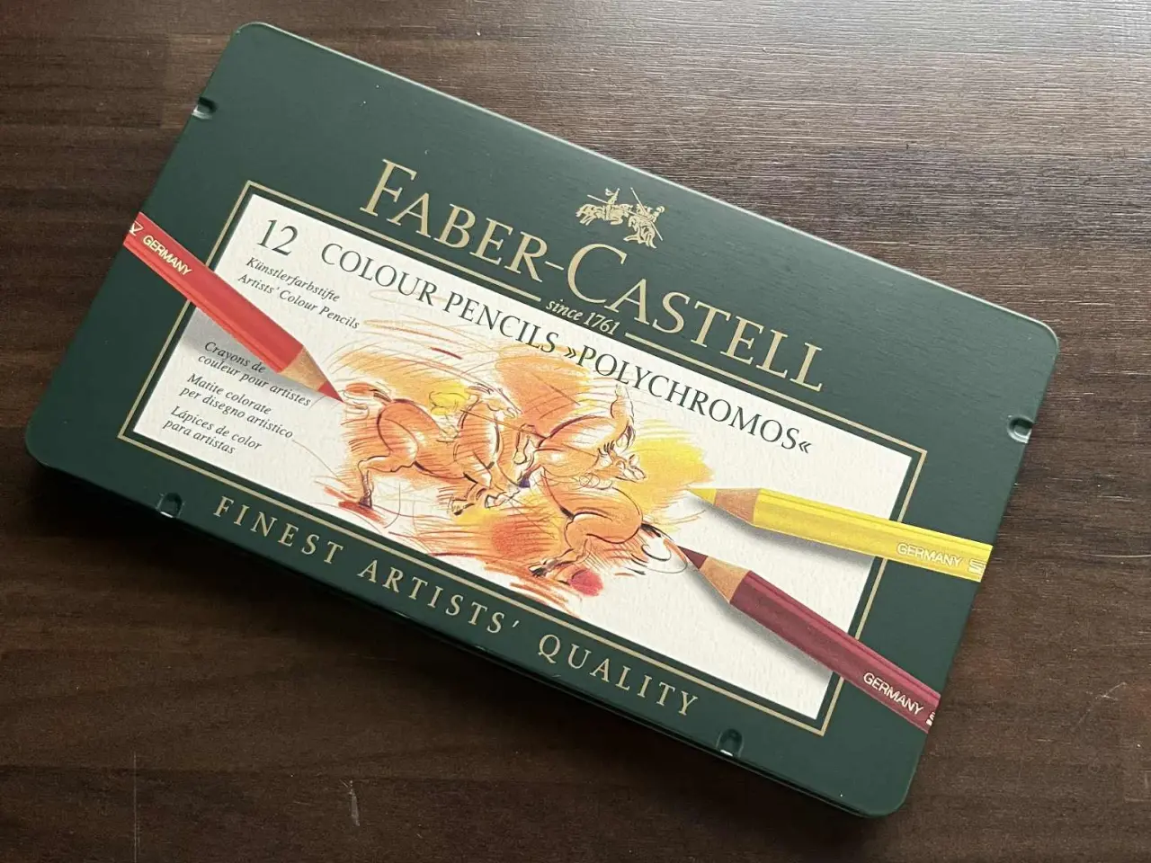Billede 7 - Ubrugt Faber-Castell kunstnersæt + trææske + Conté