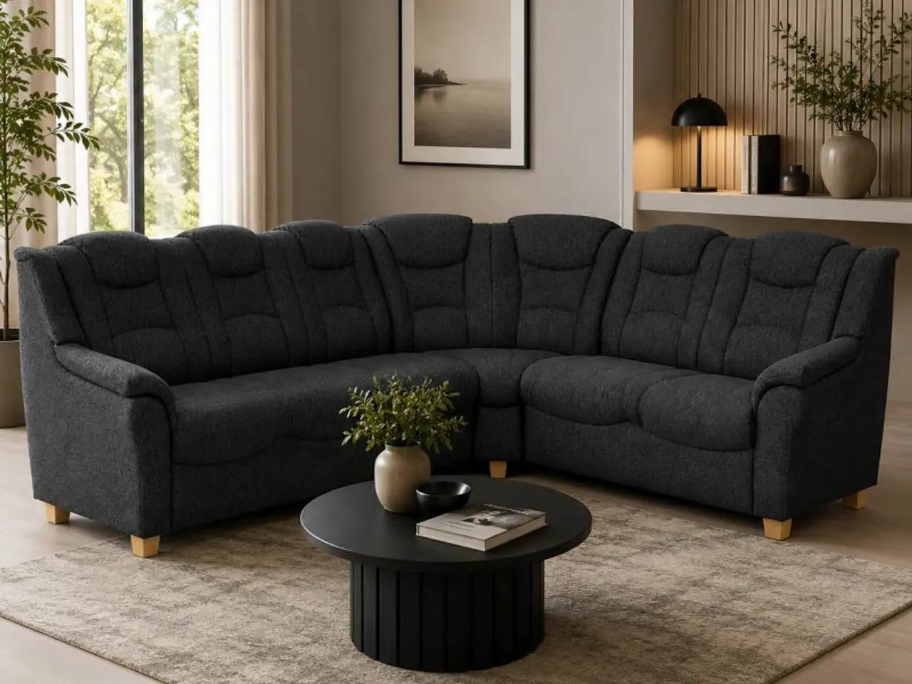 Billede 2 - Strib Hjørnesofa