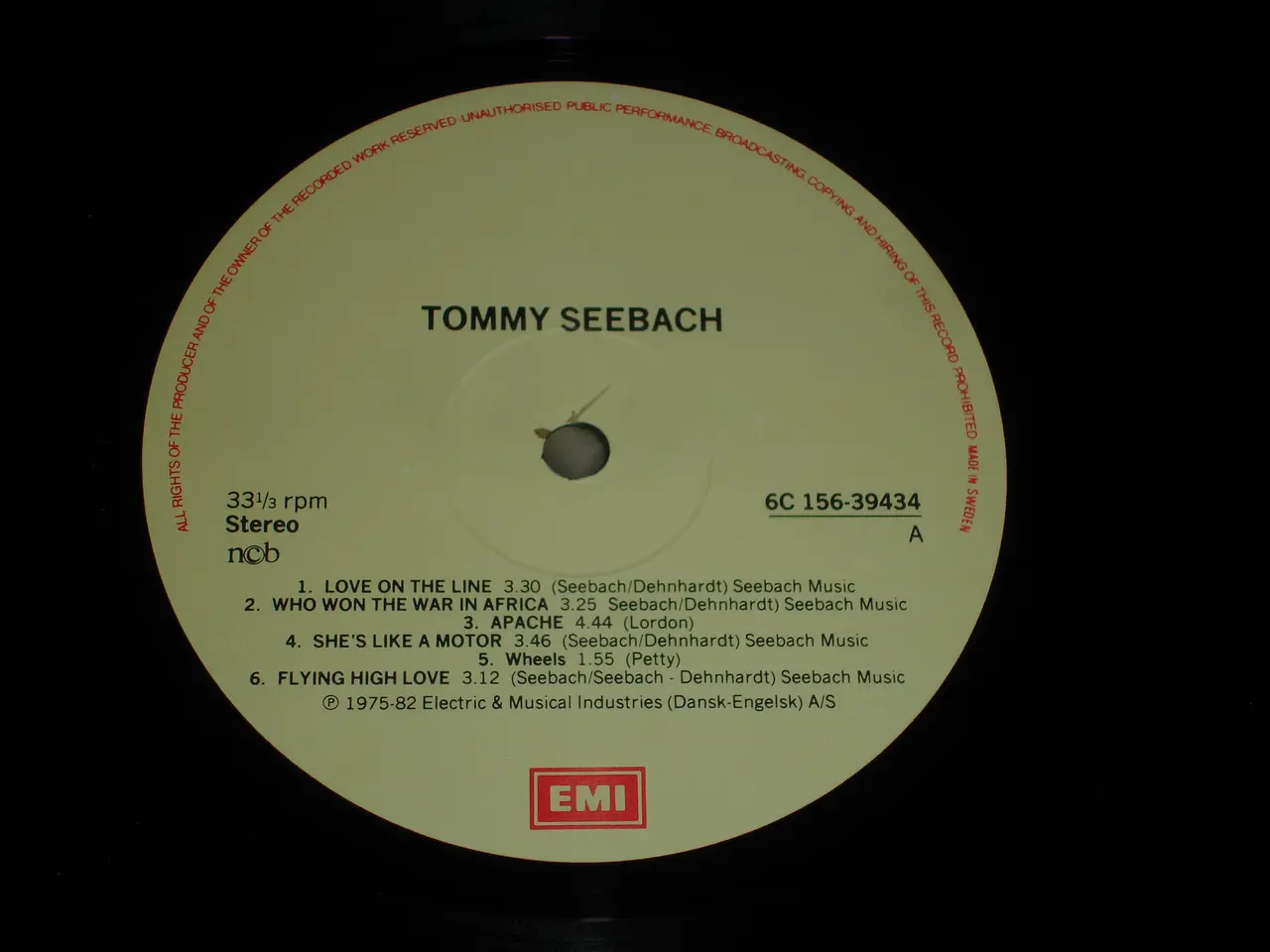 Billede 4 - (Sender gerne) Tommy Seebach – Tommy Seebach