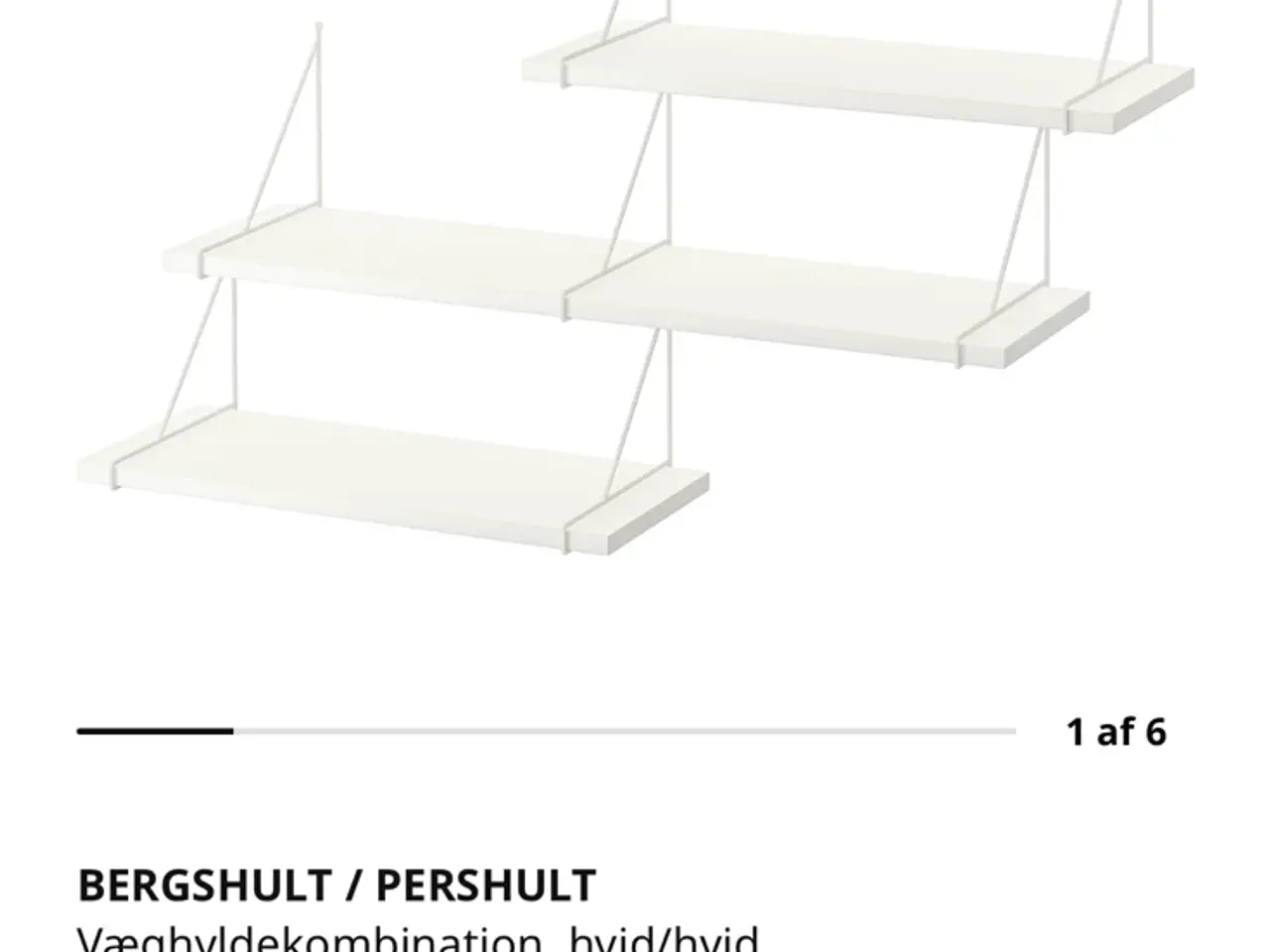 Billede 2 - Ikea Bergshult/ Pershult hyldesystem