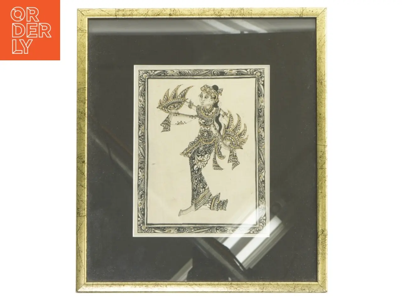 Billede 1 - Indrammet kunsttryk (str. 27,5 x 24 x 1,5 cm)