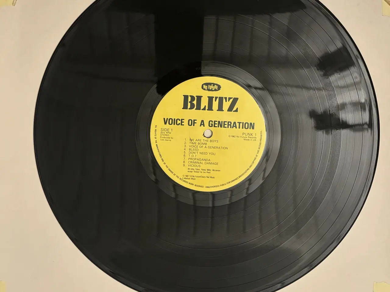 Billede 3 - Blitz – Voice Of A Generation LP UK82 Punk Rock
