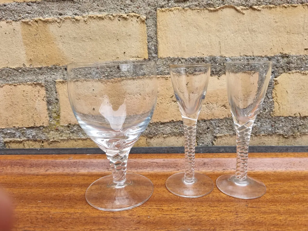 Billede 1 - Vinglas og snapseglas.