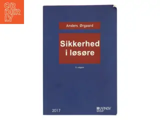 Sikkerhed i løsøre af Anders Ørgaard (Bog)