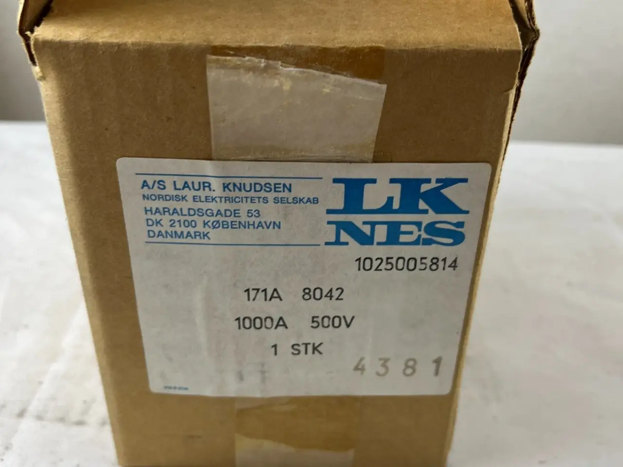 Billede 2 - LK-NES 171A8042 NH4 sikringer 1000A 500V gG DIN 4