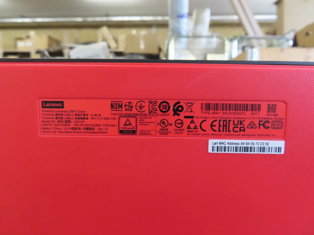 Billede 4 - 7 stk. Dockingstationer LENOVO thinkpad universal usb-c dock/usb-c dock gen 2