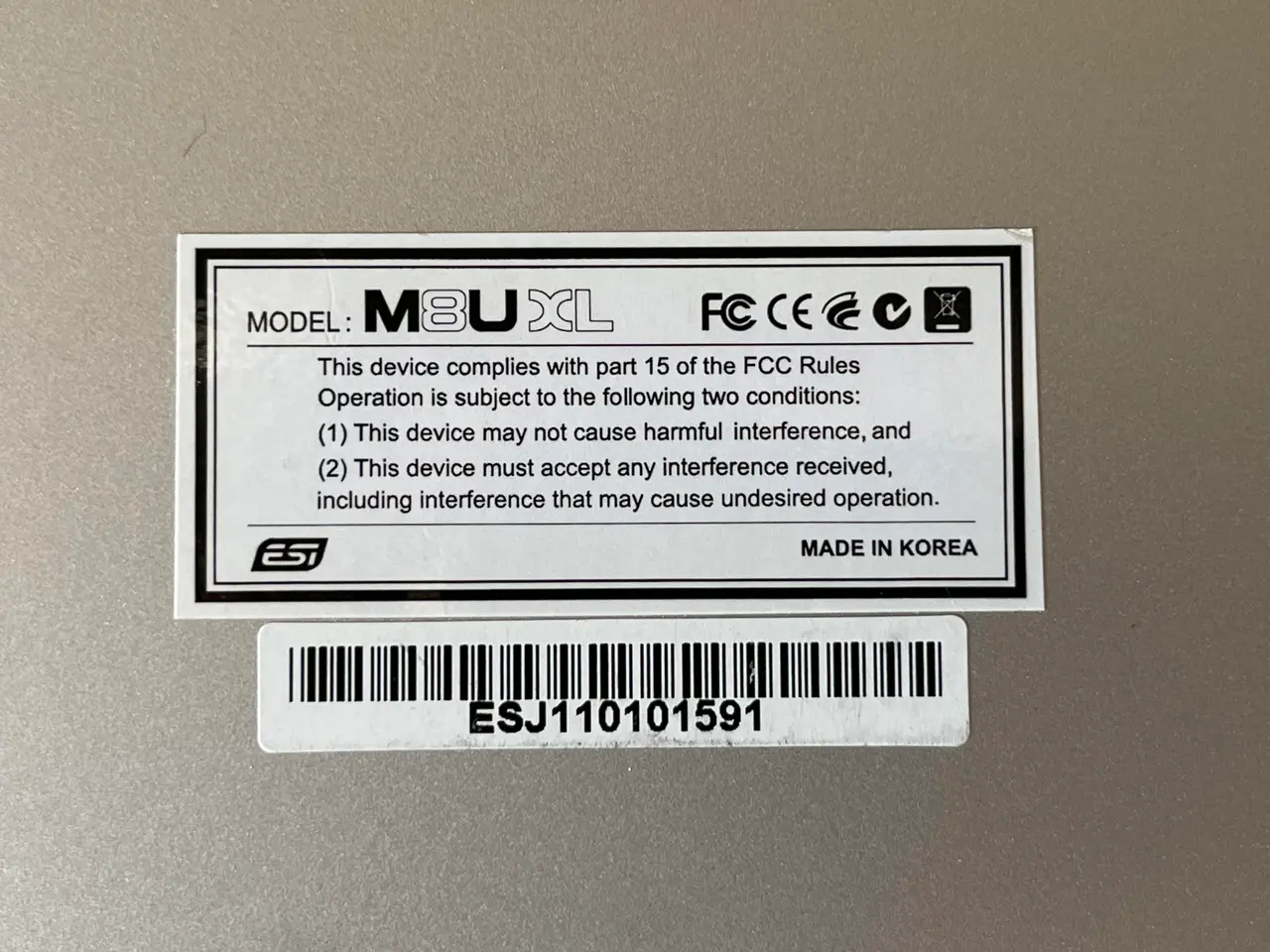 Billede 9 - ESI M8U XL