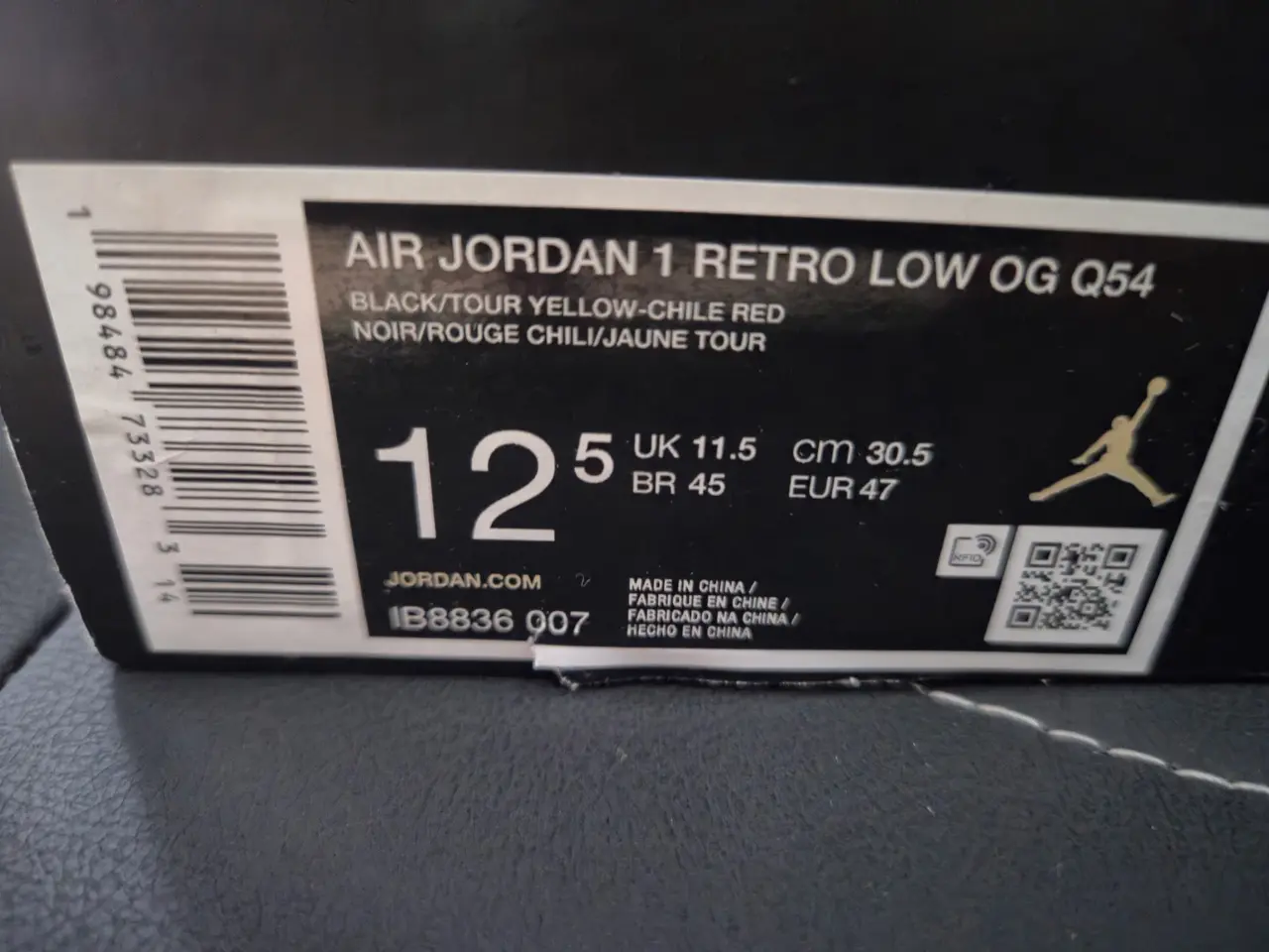 Billede 9 - Air Jordan 1 Low OG Quai 54 – Str. 47 (US 12.5)