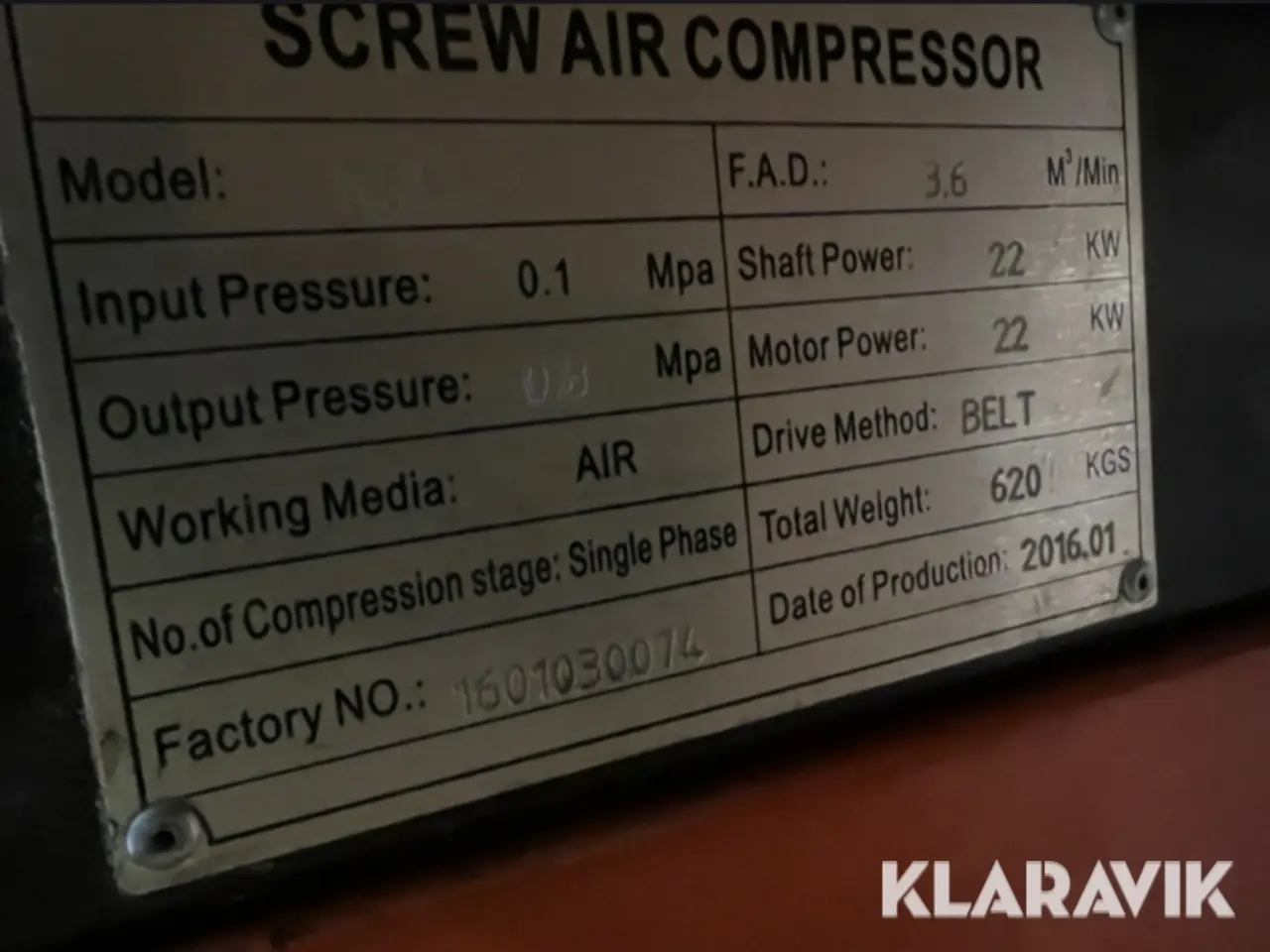 Billede 8 - Kompressorer Dan Kompressor SK 220 FR