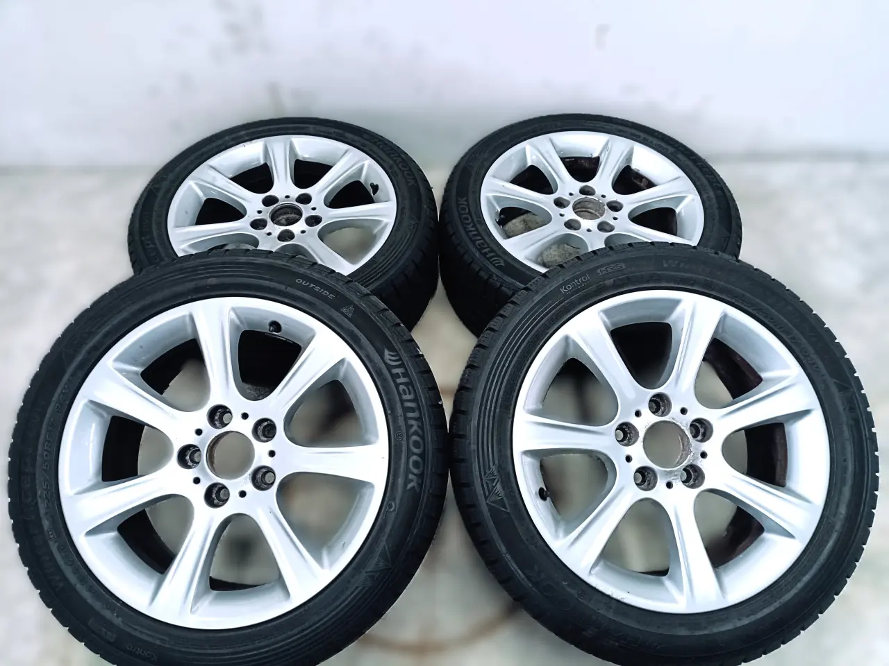 Billede 3 - 5x120 17" ET37 nav 72,6ø BMW vintersæt