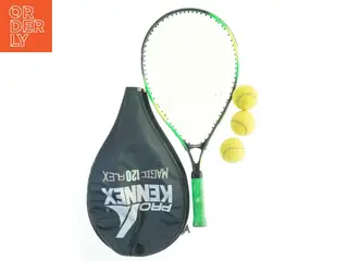 Tennissæt med ketsjer, bolde og taske fra Pro Kennex (str. 57x25 cm)