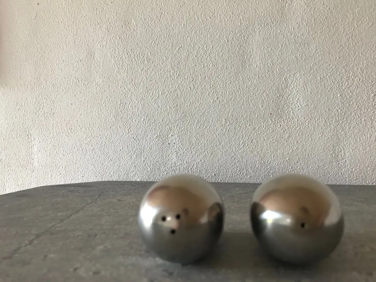 Billede 6 - Vintage salt og peber sæt i palisander