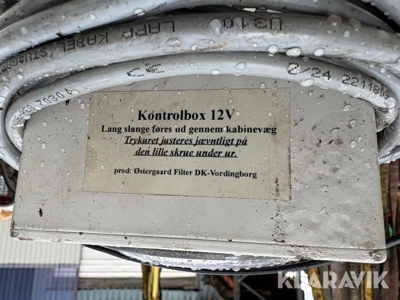 Billede 9 - Luftrenser / trykkabine Østergaard filter TLS-98 inkl tryk manometer