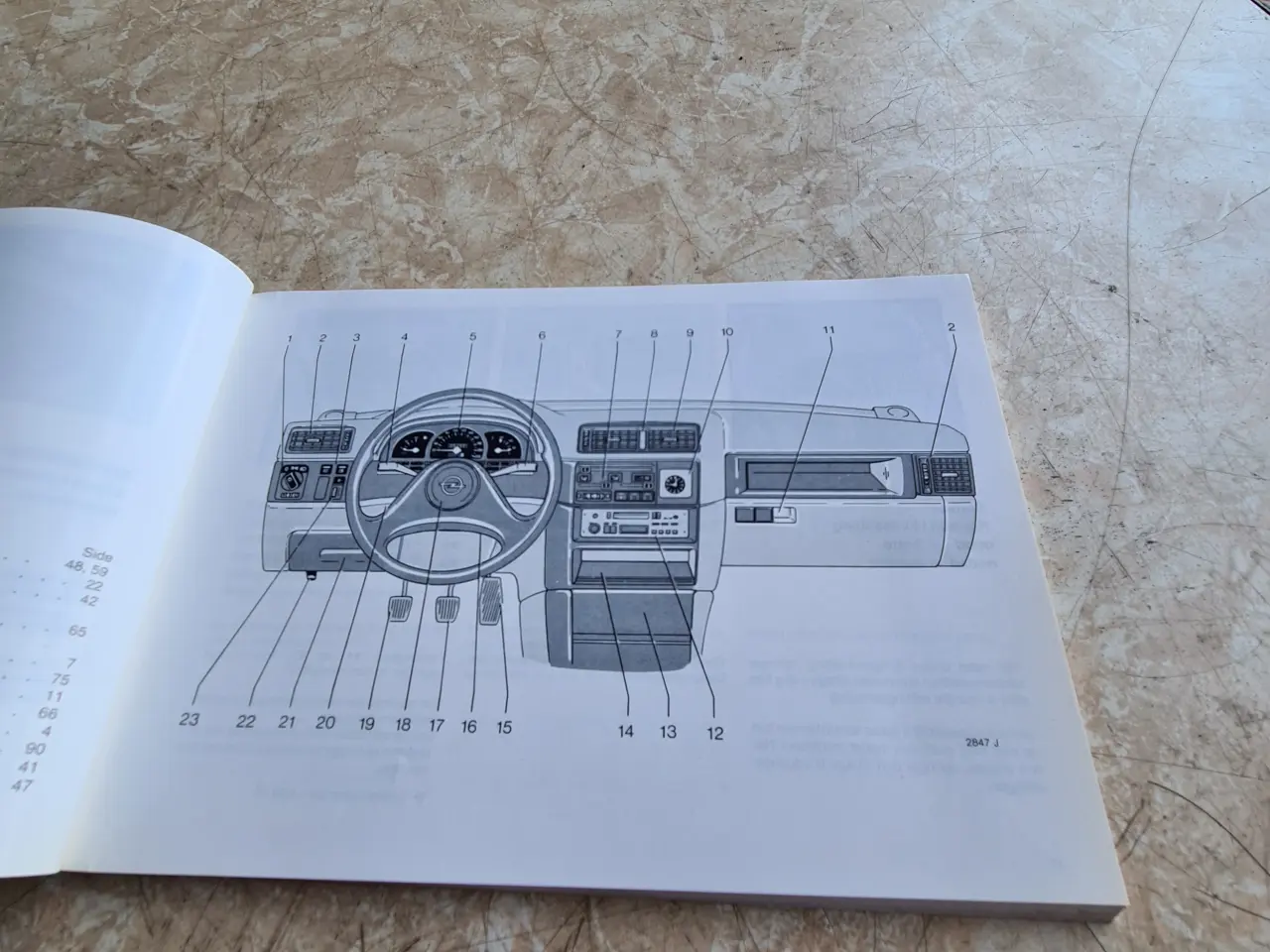 Billede 2 - Instruktionsbog  Opel  Vectra