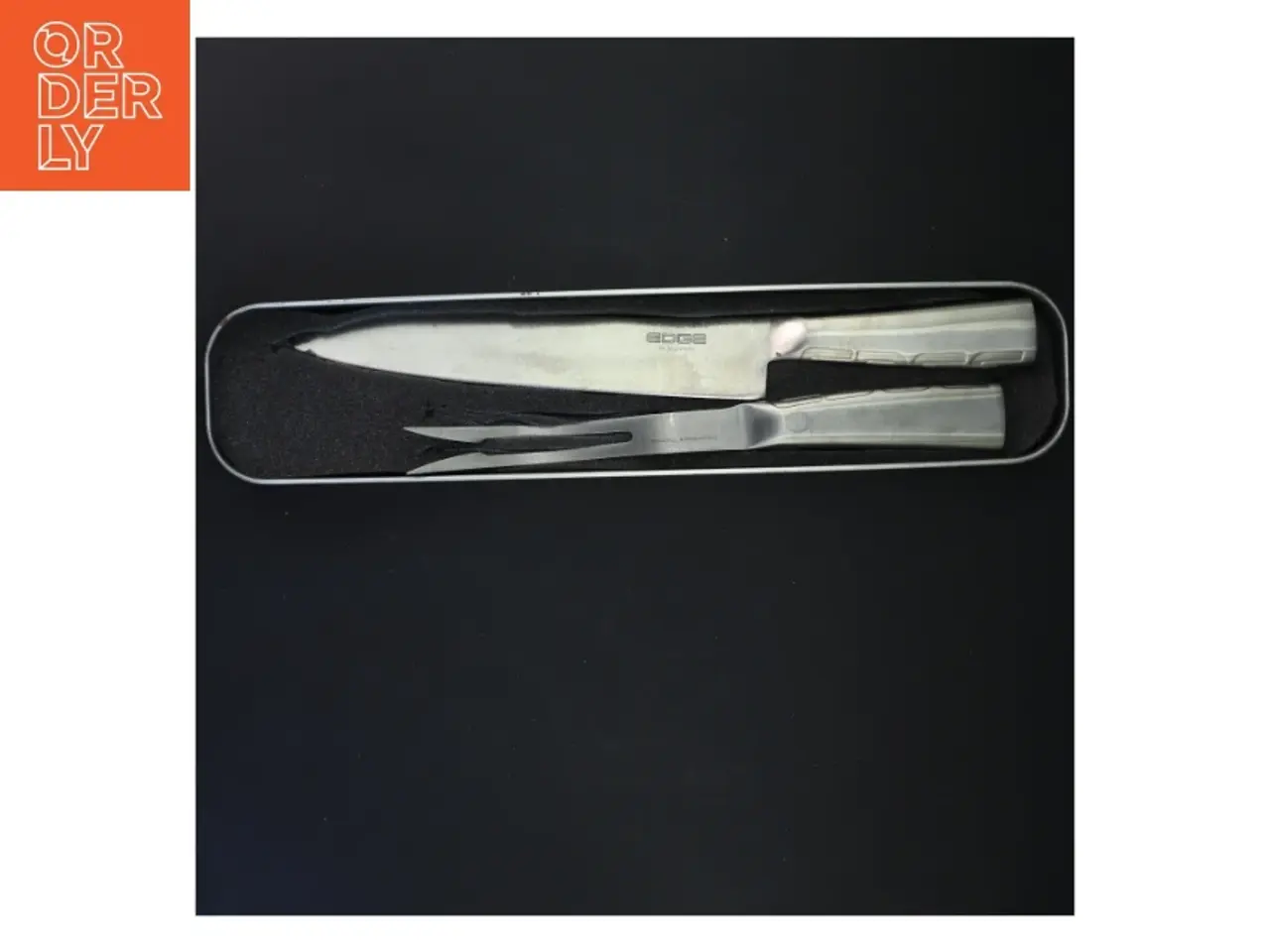 Billede 1 - Knivsæt med opbevaringsæske fra Edge by Sagaform (str. 40 cm)