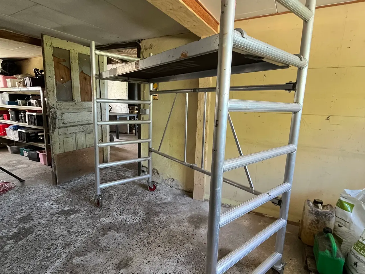 Billede 3 - JUMBO PRO rullestillads i aluminium med hjul