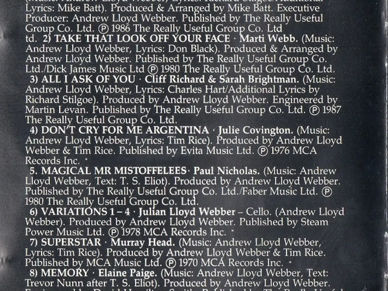 Billede 4 - Andrew Lloyd Webber – The Premiere Collection – CD