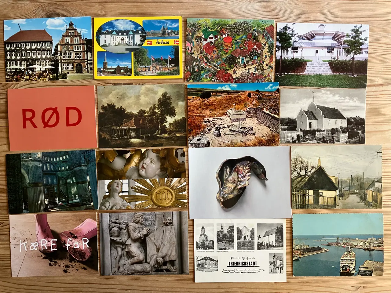 Billede 9 - 4x100 Postkort GO-CARD, reklame- og kunstpostkort 