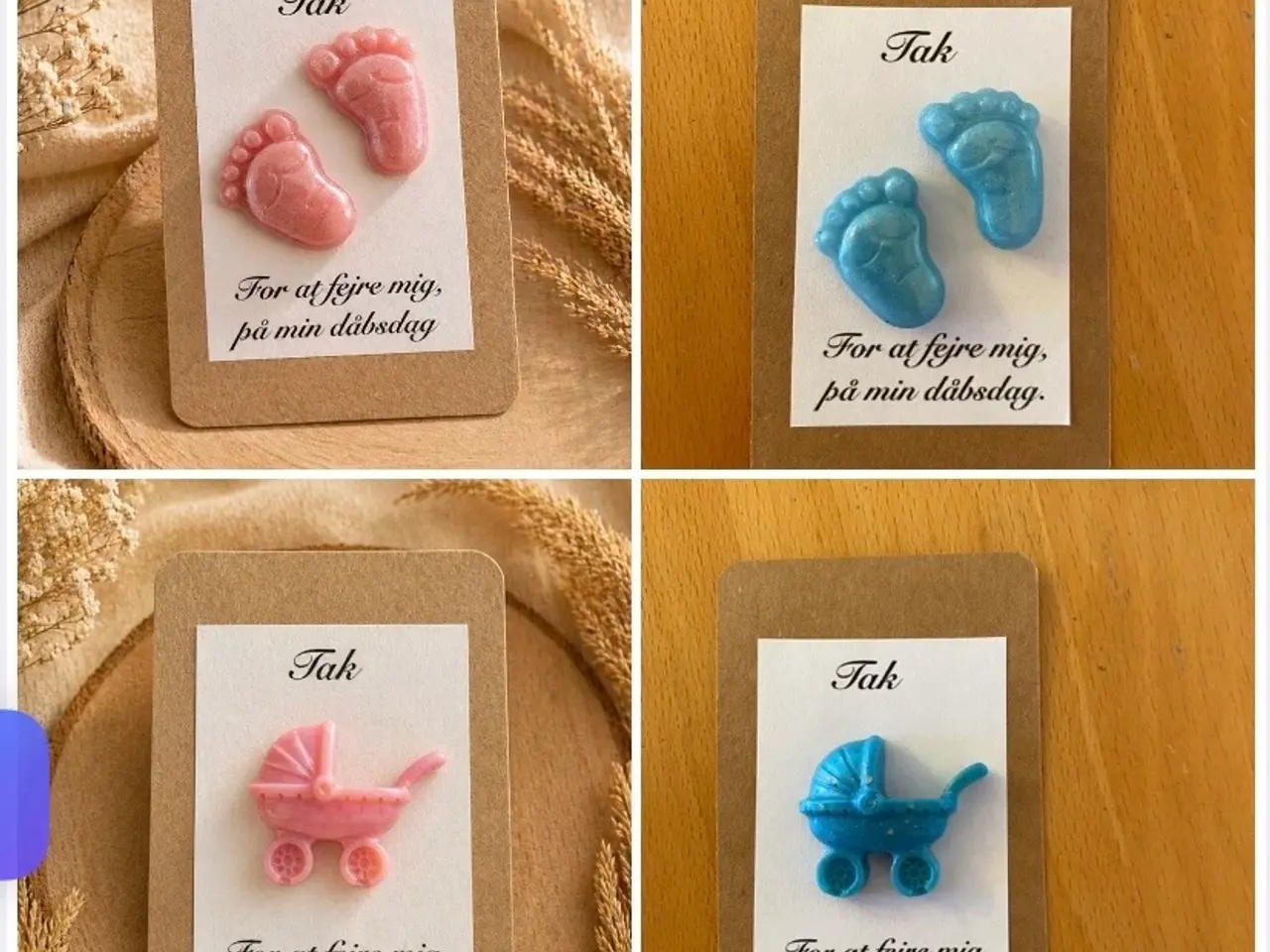 Billede 5 - Kort til festbordet 