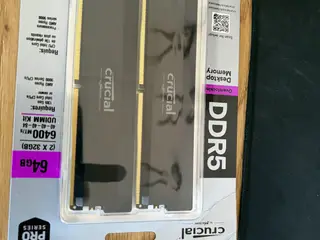 2X32GB Crucial Pro DDR5 Ram (6400 Mhz)